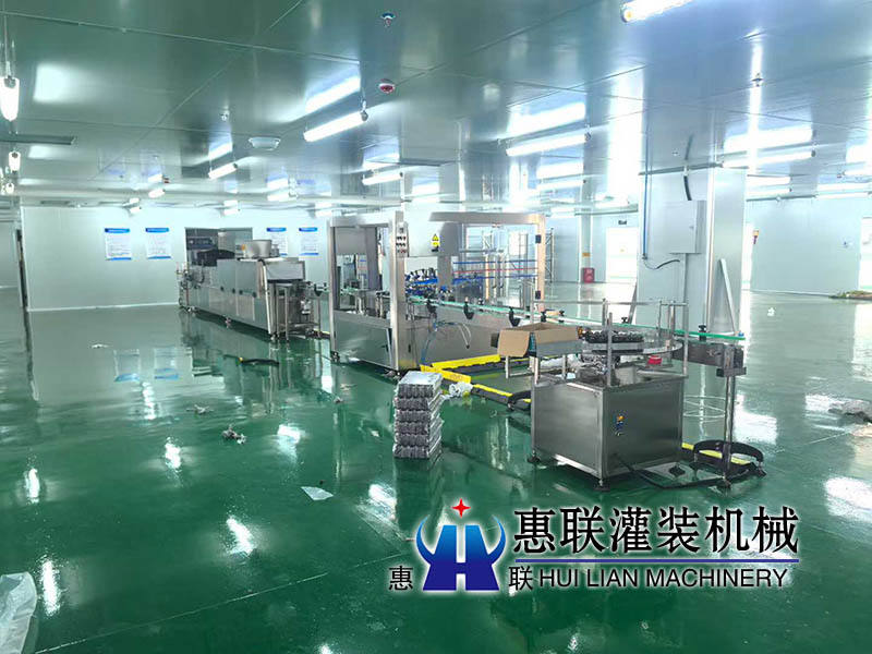 6000瓶口服液灌裝機(jī)生產(chǎn)線(xiàn)出口